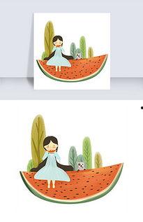 画吃瓜的小人,小人物的大世界